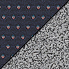 Diamond Navy Fabric/Silvervein Frame